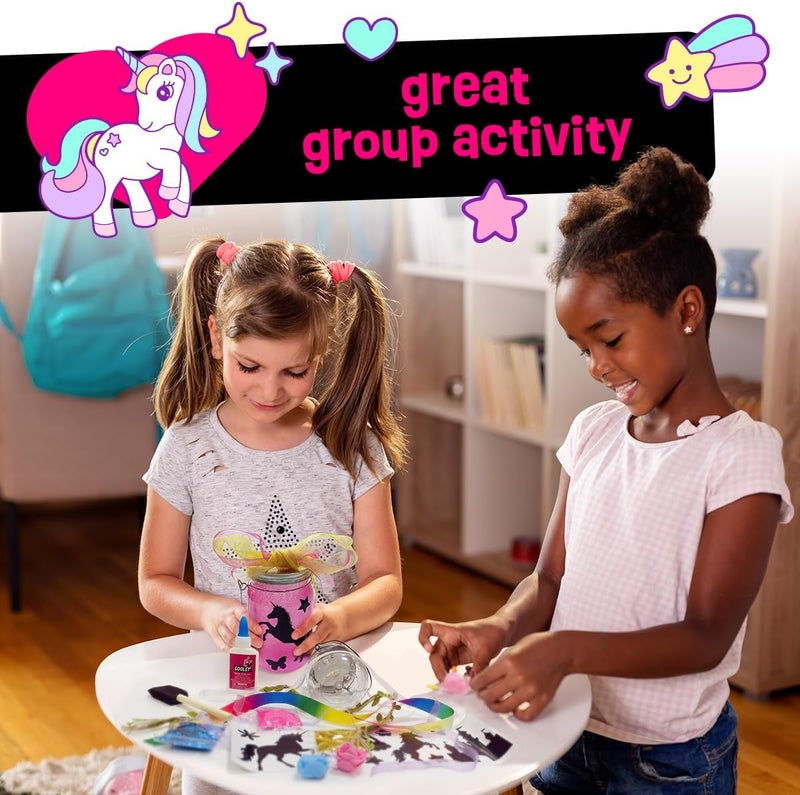 WOOODLIFY Light-up Unicorn Fairy & Mermaid Lanterns Craft Kit – Christmas Gifts for 8 9 10 11 12 Year Old Girls - Creative Art Girl Toys 8-10 Years Old and Up - Craft Kits for Girls Ages 8-12 - Tween Gift Ideas - Image 5